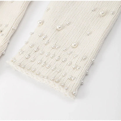 Elegant Pearl Knit Set